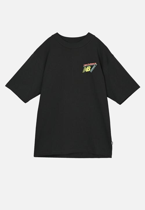 New Balance  - NB Athletics Neon Heat Map Tee - Black