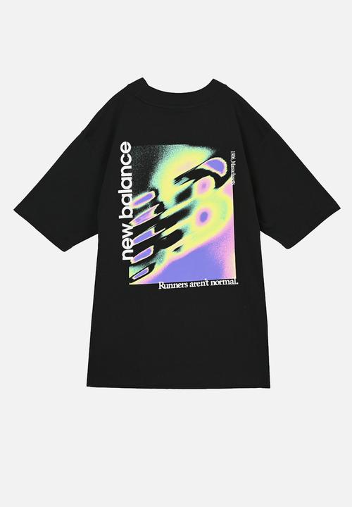 New Balance  - NB Athletics Neon Heat Map Tee - Black
