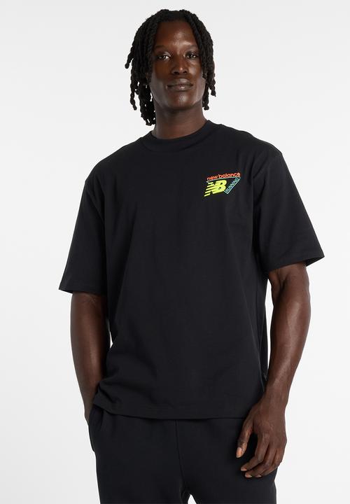 New Balance  - NB Athletics Neon Heat Map Tee - Black