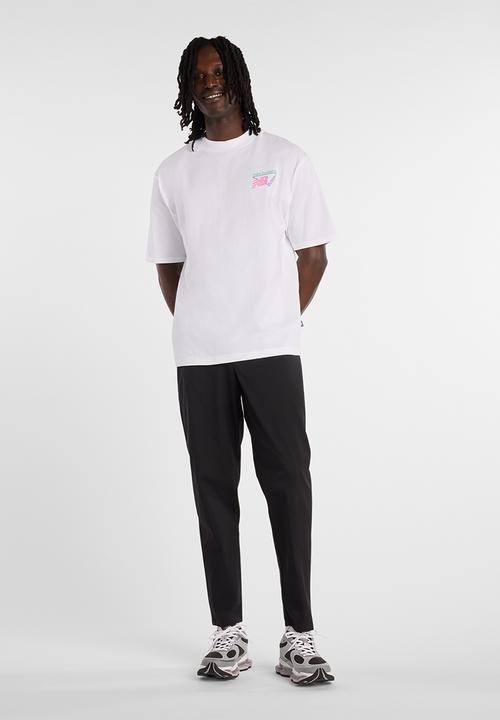 New Balance  - NB Athletics Neon Heat Map Tee - White