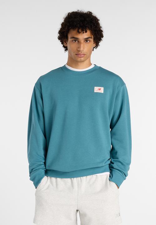 New Balance  - New Balance Woven Label Crew - Blue