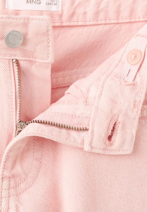 MANGO - Jeans Lowrise - pink