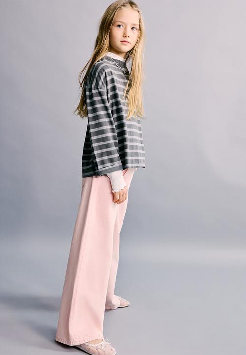 MANGO - Jeans Lowrise - pink