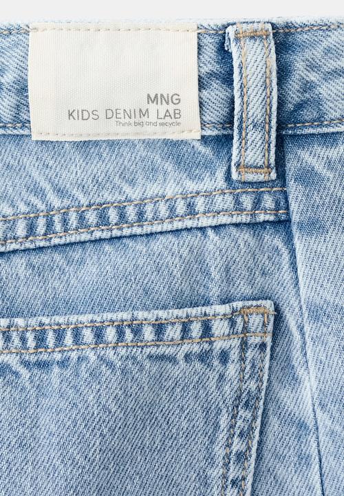 MANGO - jeans Balloon1 -open blue