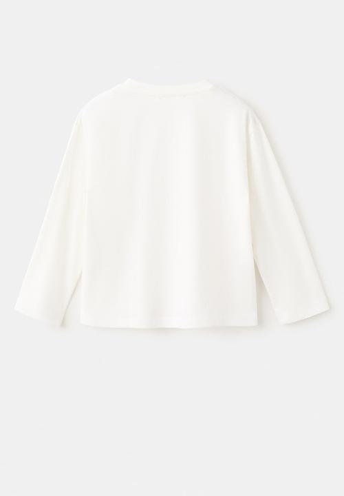 MANGO - Camiseta - Natural