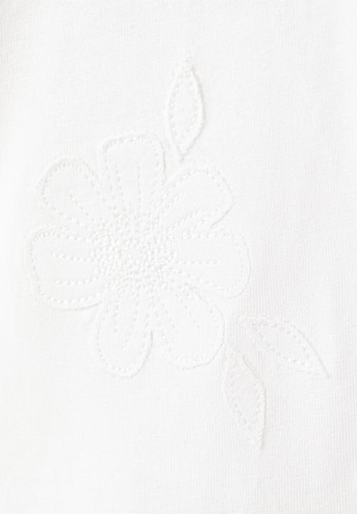 MANGO - Camiseta - Natural