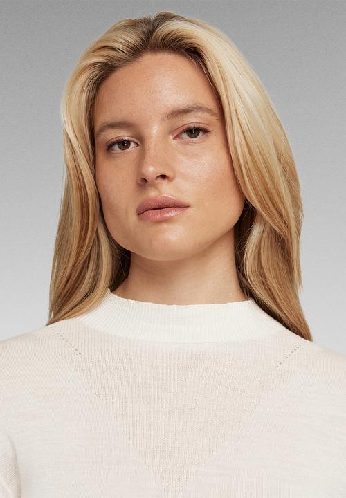 G-STAR - Mock knit - milk