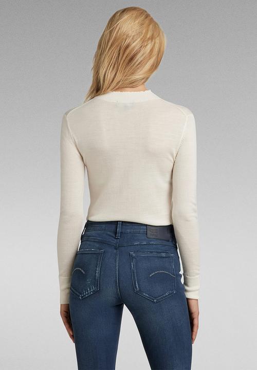 G-STAR - Mock knit - milk