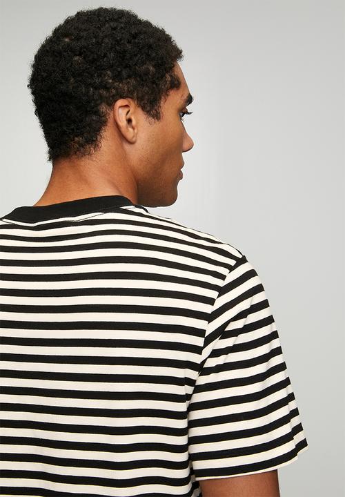Calvin Klein - Short sleeve 20s stripe jersey monologo cn tee - multi