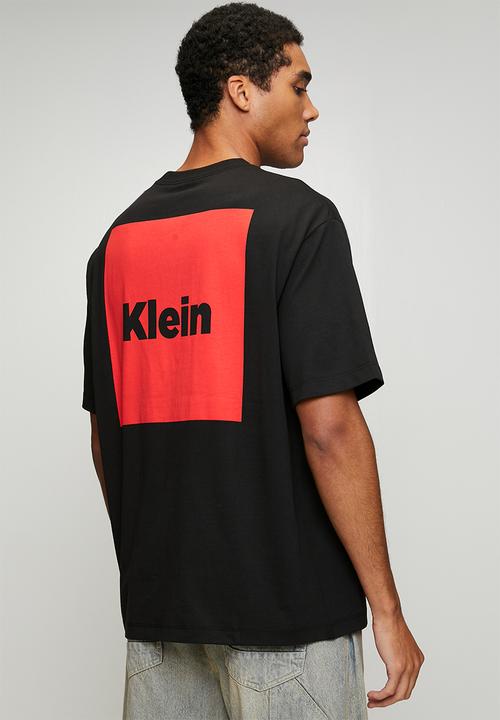 Calvin Klein - Short sleeve 16S Io Calvin Box Graphic Tee - Black