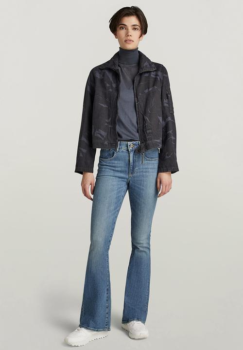 G-STAR - Core roll neck knit wmn - fantem blue