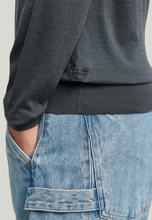 G-STAR - Core roll neck knit wmn - fantem blue