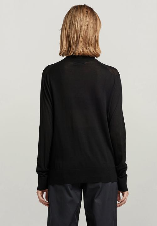 G-STAR - Core roll neck knit wmn - dk black