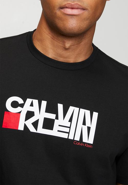Calvin Klein - Short sleeve Eu Ck Redbox Graphic Tee - Black