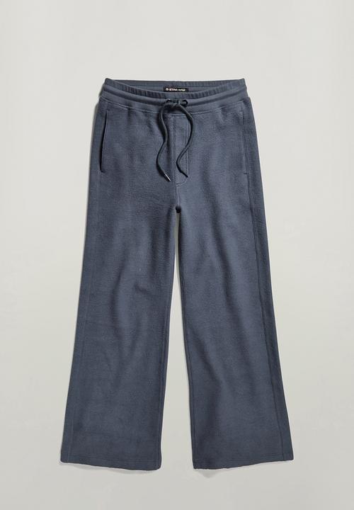 G-STAR - Shearling wide leg sw pant wmn - fantem blue