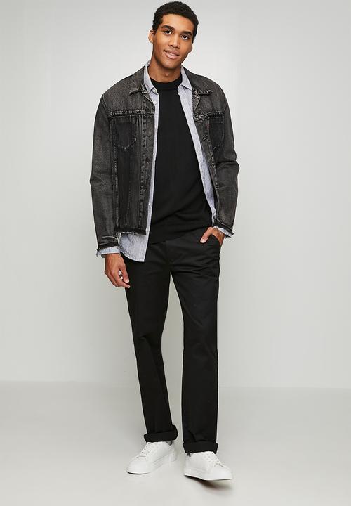 Calvin Klein - Long sleeve Ez Cotton Crewnk Sweater - Black