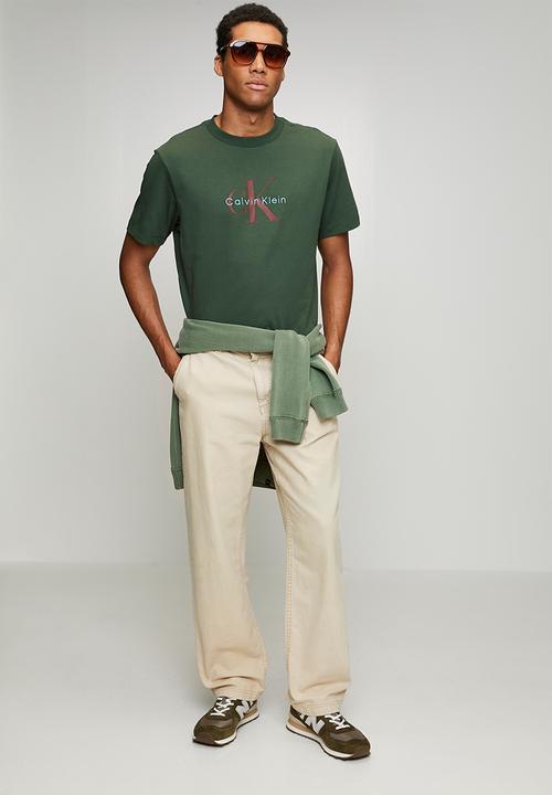 Calvin Klein - Short sleeve Hero Monologo Tee 20S - Sycamore