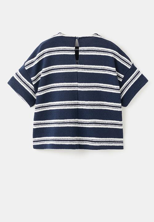 MANGO - T-Shirt NAVYSET - Navy