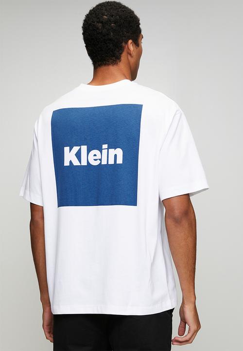 Calvin Klein - Short sleeve 16S Io Calvin Box Graphic Tee - Brilliant White