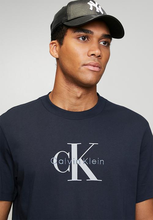 Calvin Klein - Ss Hero Monologo Tee 20S - Dark Sapphire