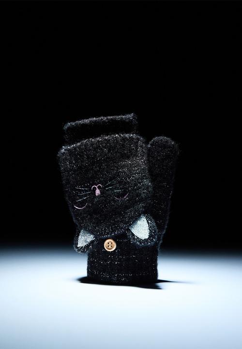 MANGO - Gloves  -  black
