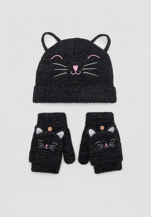 MANGO - Gloves  -  black