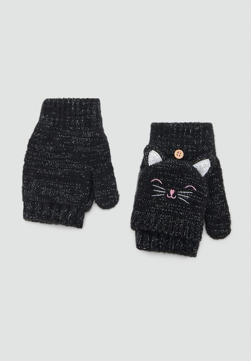 MANGO - Gloves  -  black