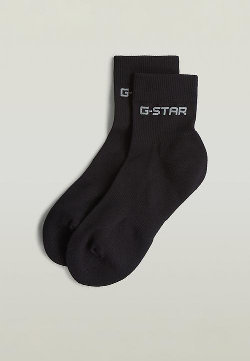 G-STAR - Anklet sock 3-pack - black