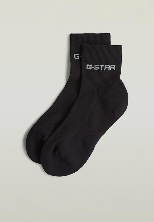 G-STAR - Anklet sock 3-pack - black