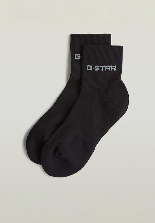 G-STAR - Anklet sock 3-pack - black