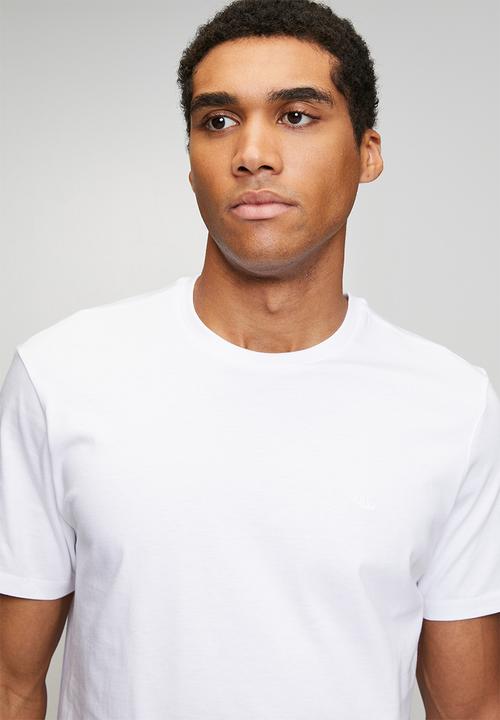 Calvin Klein - Short Sleeve Classic Monogram Tee 2Pk - Black/Bright White