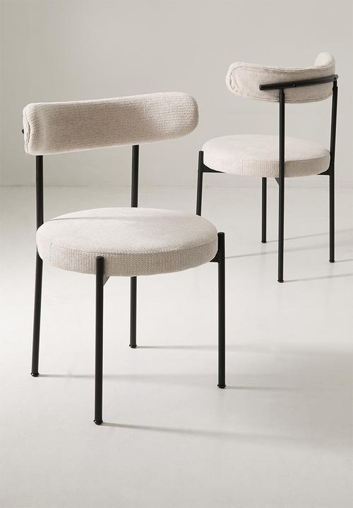 Anna Dining Chair Set of 2- Natural