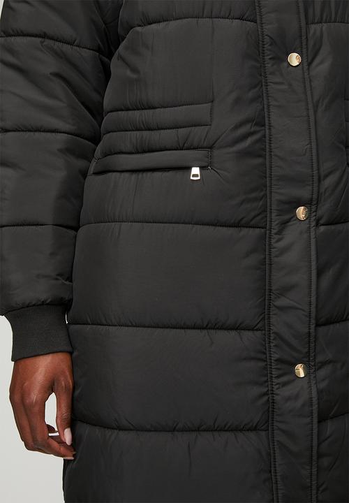 POLO - Wmn Mia Ls Puffer Jacket - Black