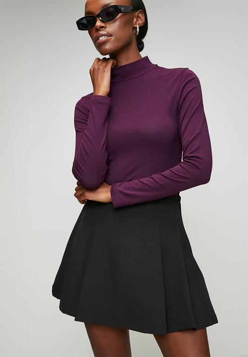 Me&B - Luxe Polo neck Essential - purple