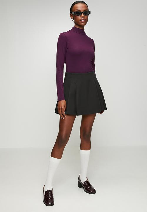 Me&B - Luxe Polo neck Essential - purple