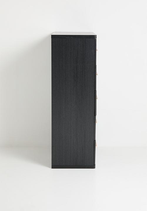 Sixth Floor - Roux 5 Drawer - Black