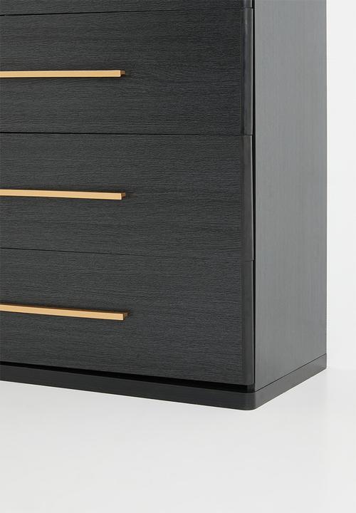 Sixth Floor - Roux 5 Drawer - Black