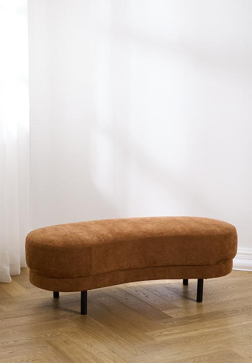 Hyancinth Ottoman - Rust