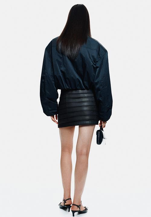 H&M - Belt-detail mini skirt - black