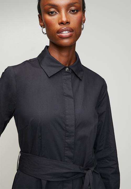 Pringle of Scotland - Pringle lyla shirt dress  - navy