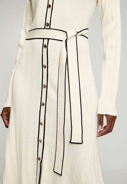 Pringle of Scotland - Pringle felicity knit dress  - white