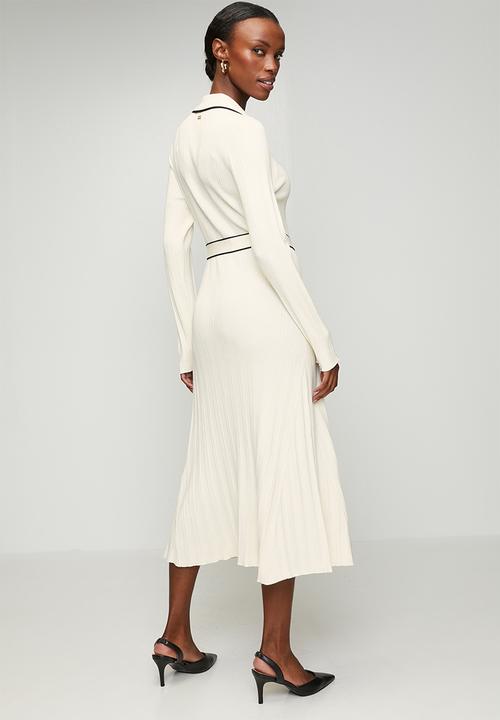 Pringle of Scotland - Pringle felicity knit dress  - white