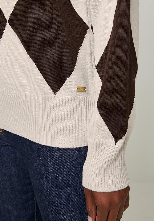 Pringle of Scotland - Pringle nora merino jersey - stone