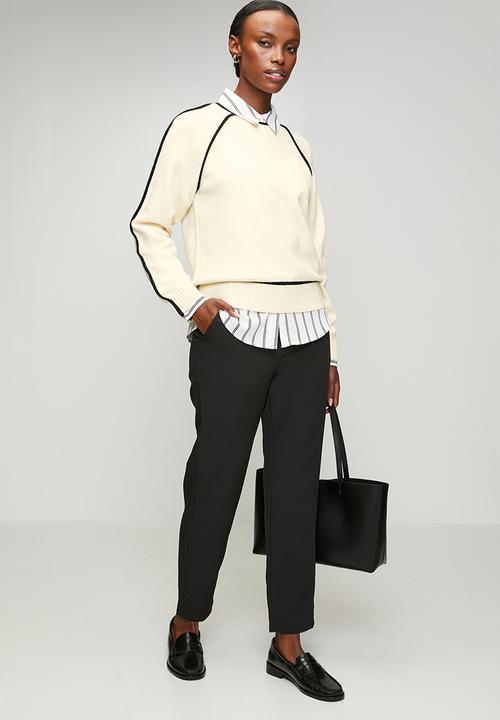 Pringle of Scotland - Pringle elara knit poloneck - milk