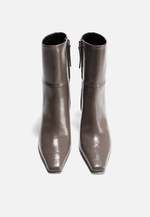 H&M - Heeled ankle boots - dark grey