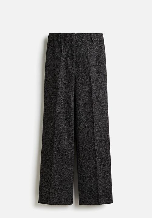 H&M - Tailored trousers - black marl