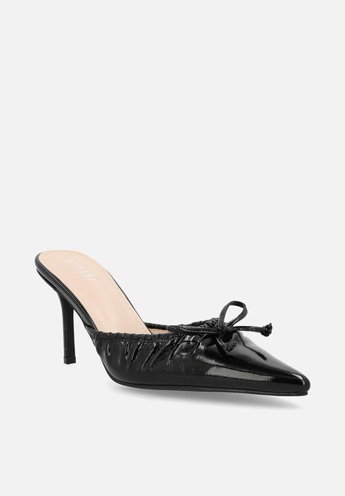 Raid London - Cyra closed toe stiletto heel mule - black 