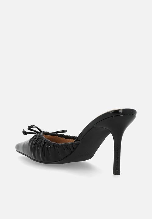 Raid London - Cyra closed toe stiletto heel mule - black 