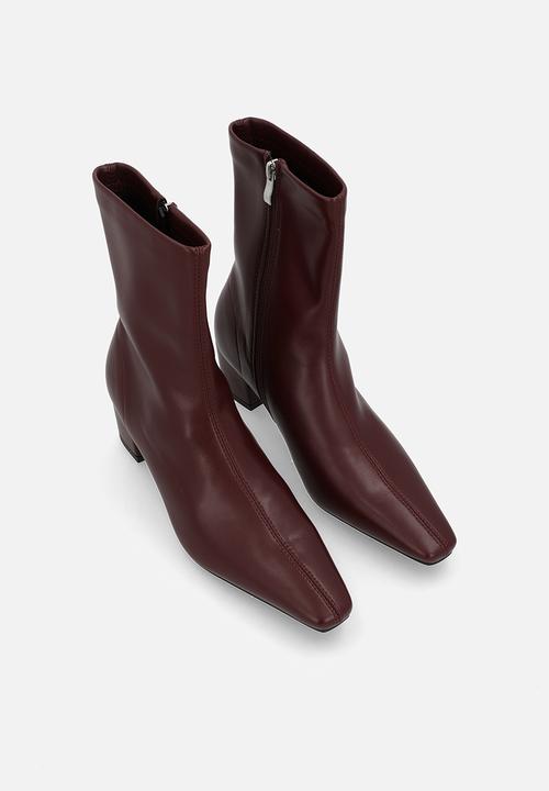 Raid London - Meadow sock boot - burgundy 