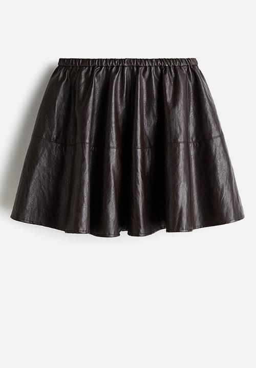 H&M - Circular mini skirt - dark brown